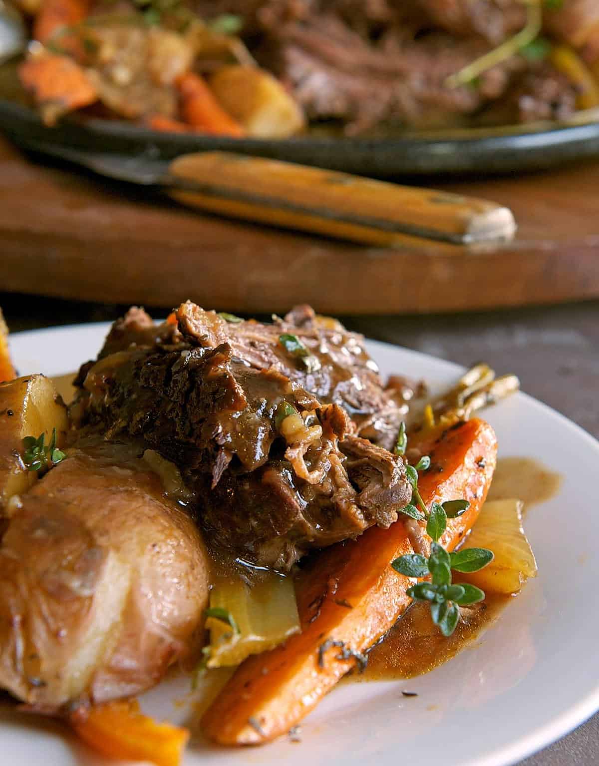  A hearty pot roast fit for any gathering