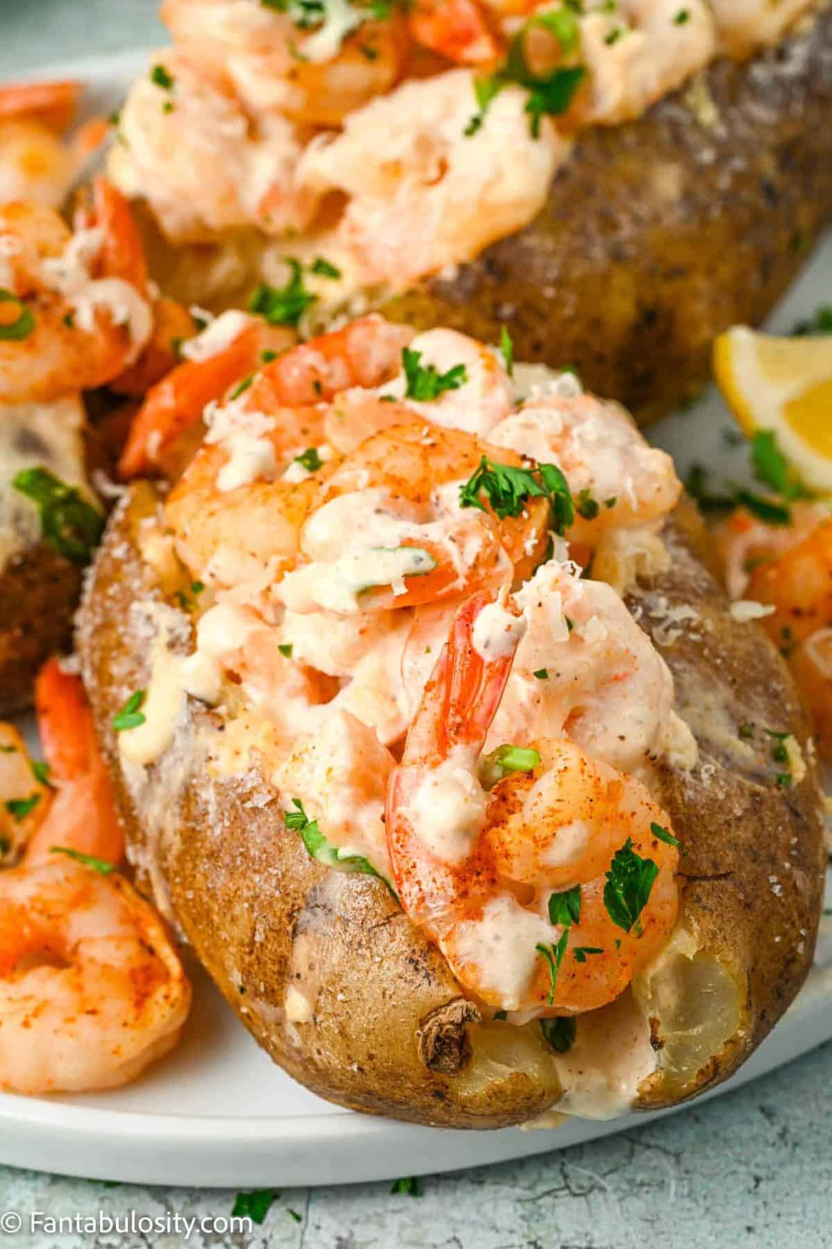  A meal fit for a mermaid - our seafood stuffed baked potato will make your taste buds swim!