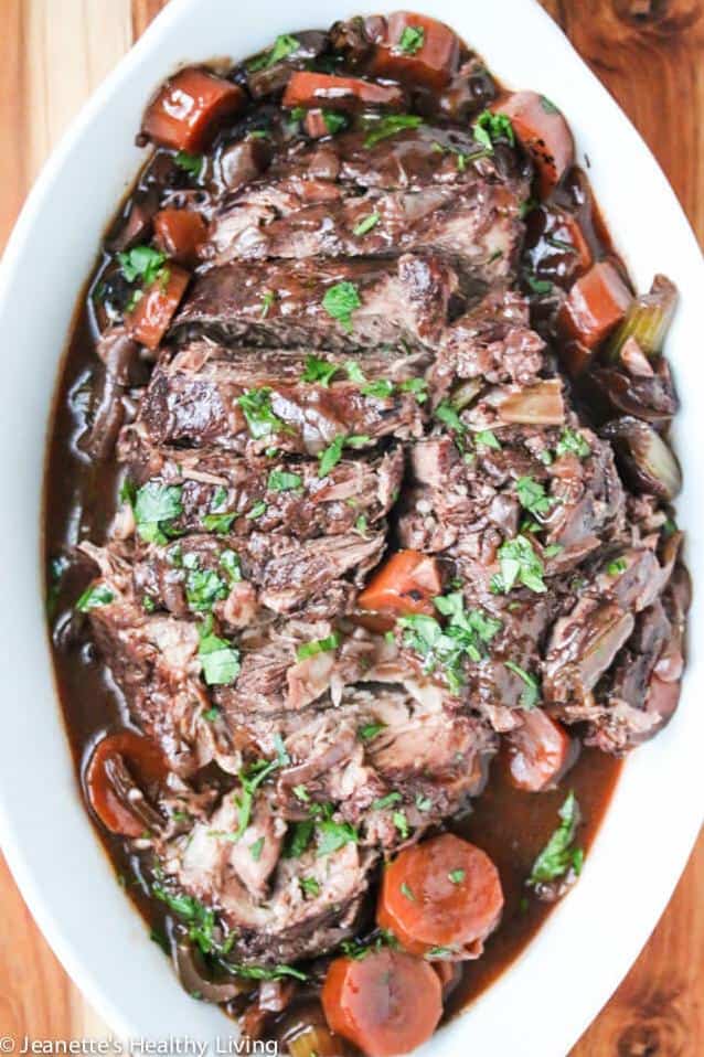  A rich, red wine sauce that's to die for!