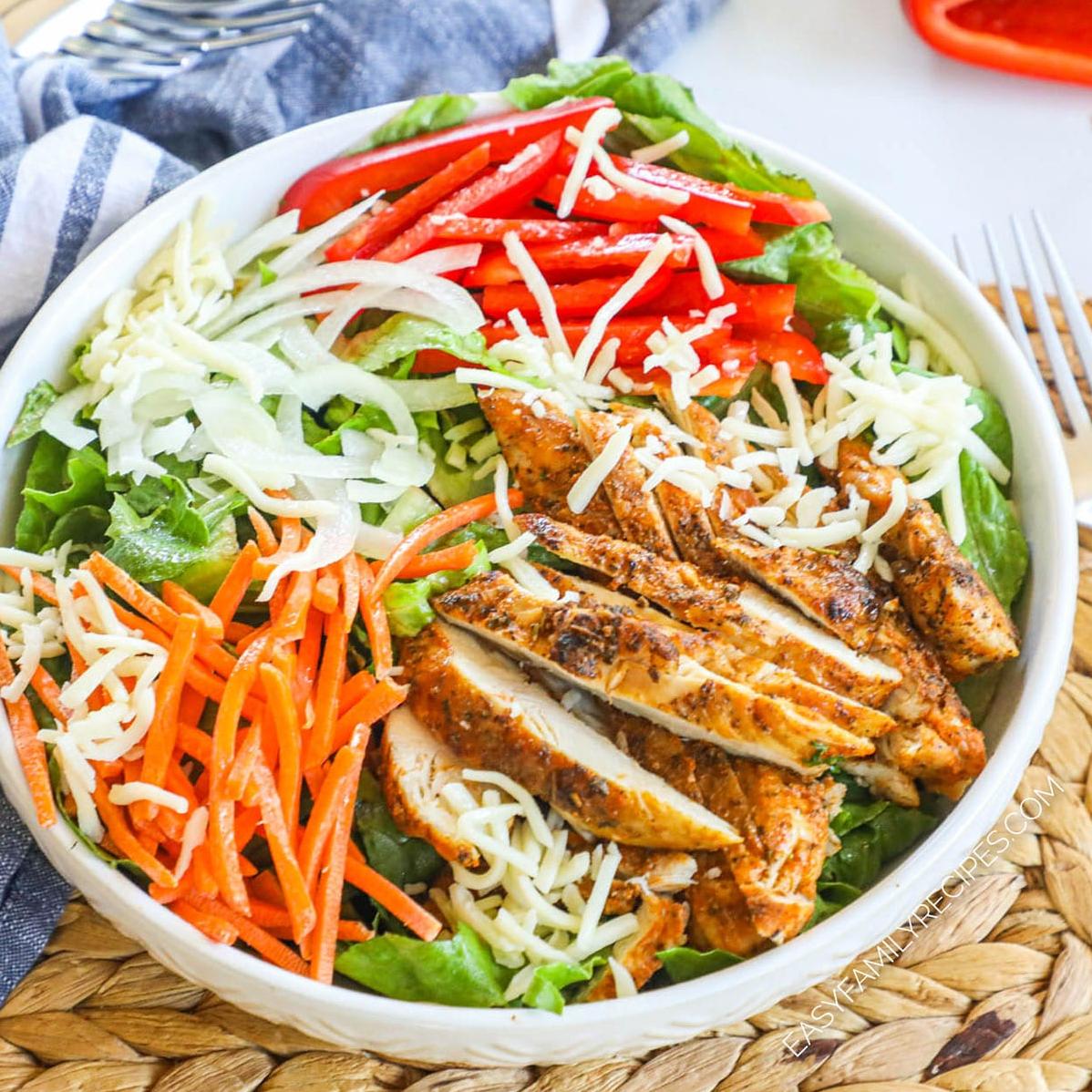  A salad that can stand on its own - this blackened chicken salad is a winner