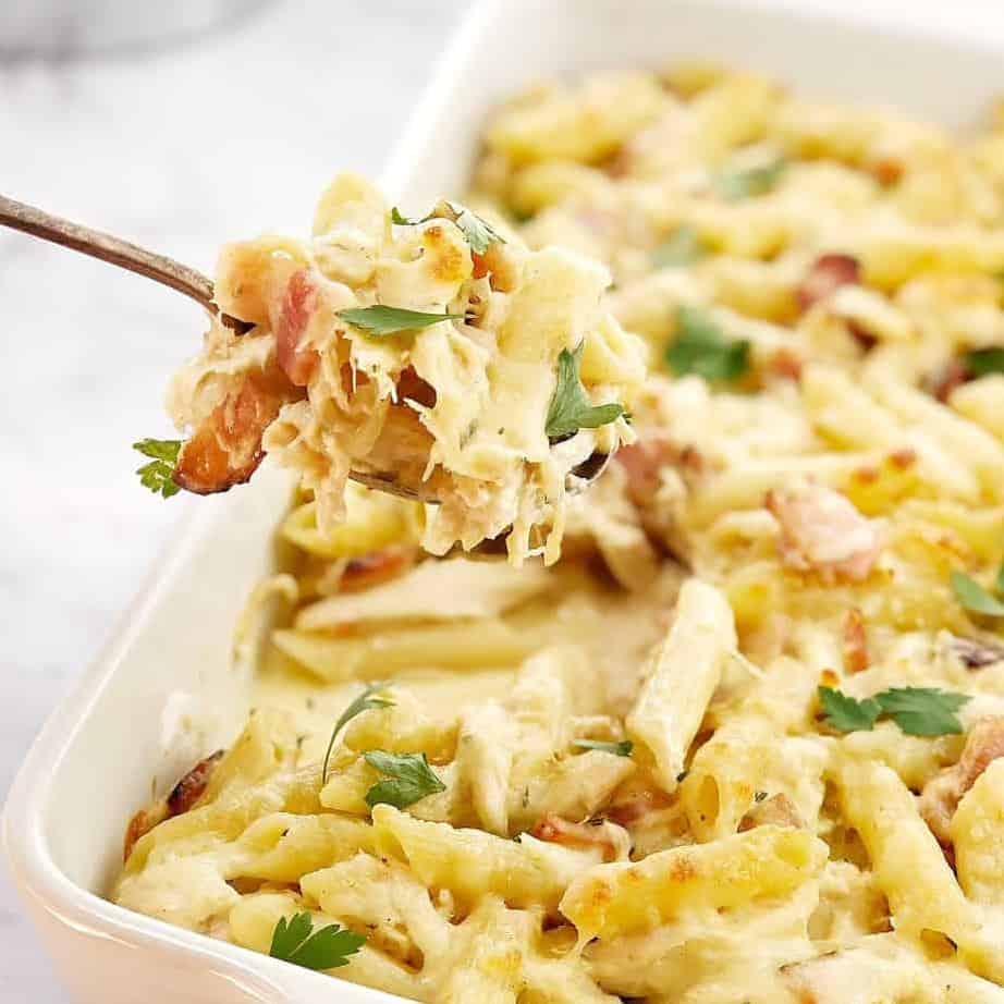  A scrumptious pasta dish for your next potluck party.