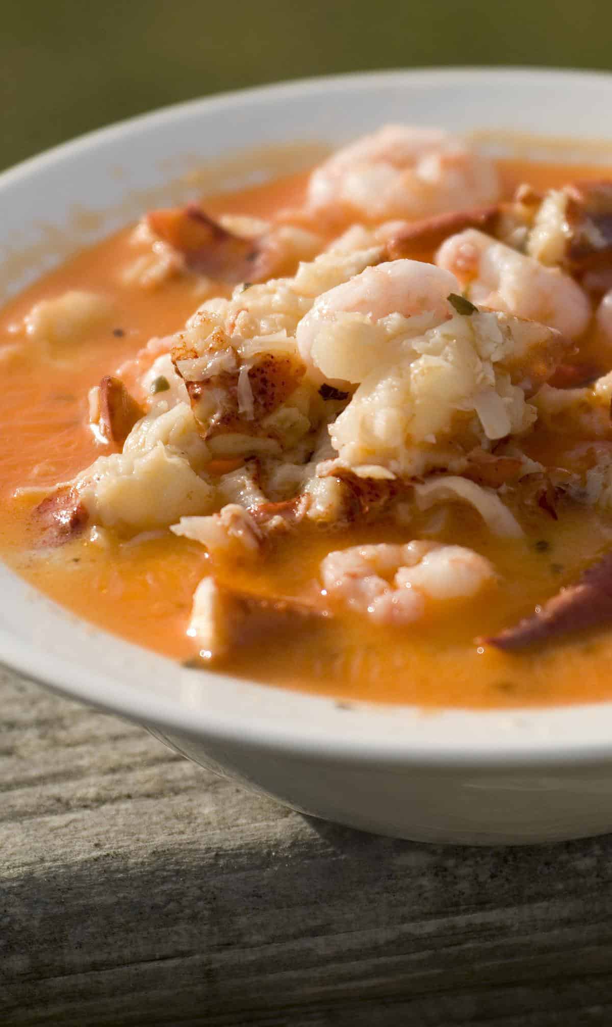  A seafood lover's delight, packed with the distinct and delightful flavor of lobster.