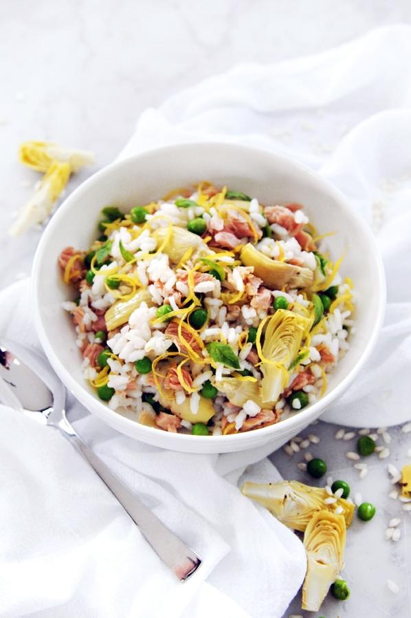  A sprinkle of grated Parmesan adds a comforting depth of flavor to this Risotto Salad.