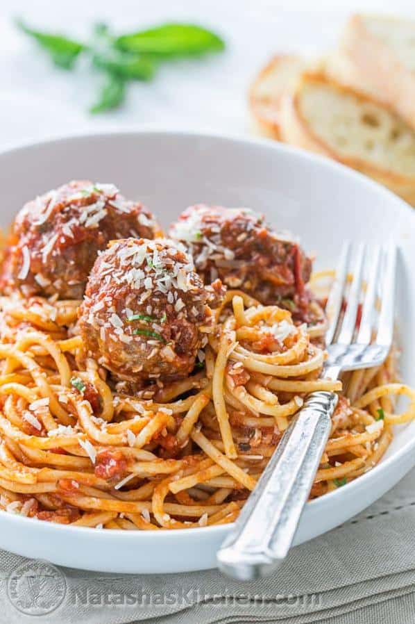  A staple in Italian cuisine, spaghetti and meatballs never goes out of style.