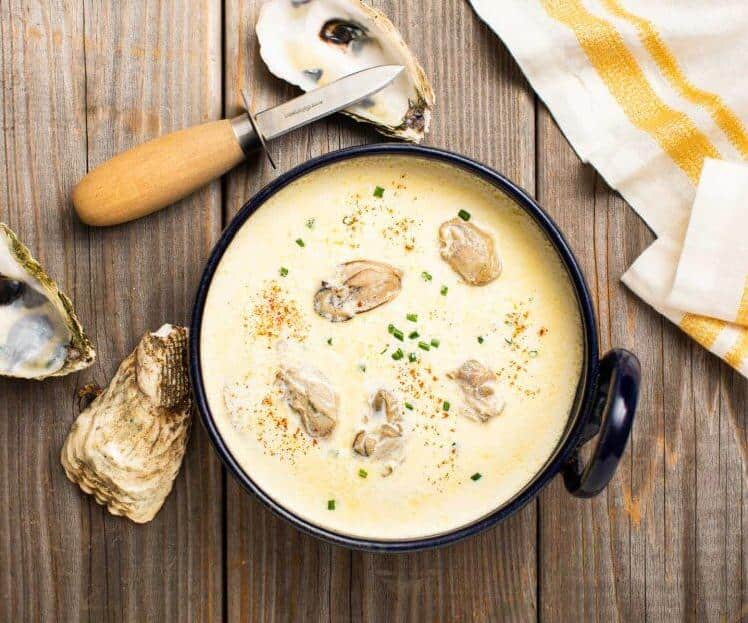  A warm and comforting bowl of oyster stew