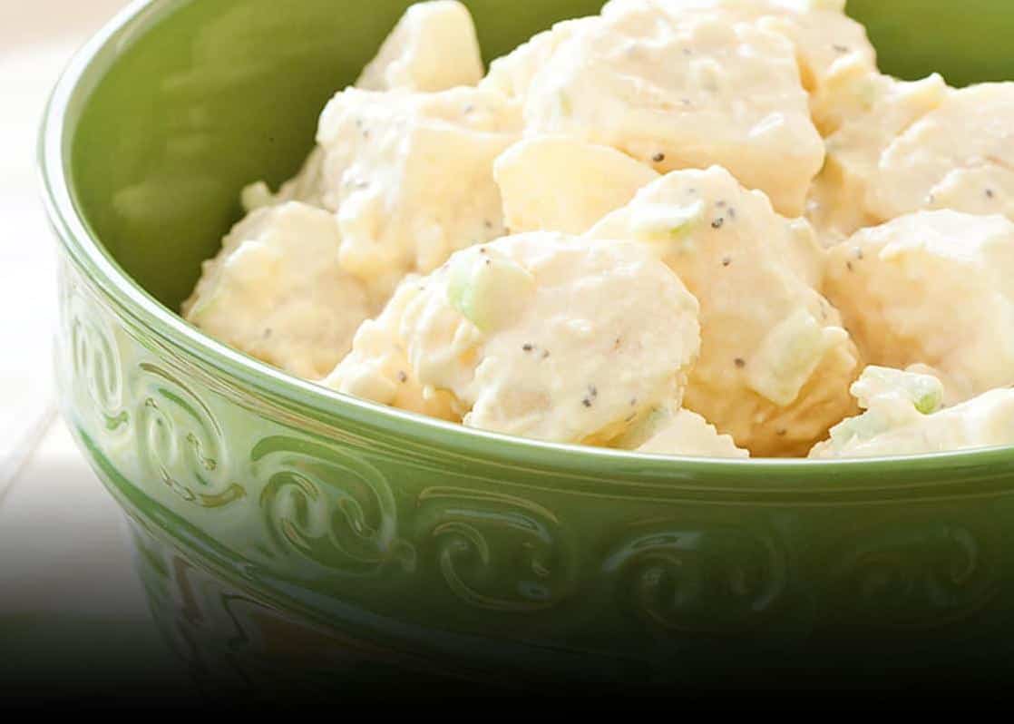 Delicious Amish potato salad recipe with a secret ingredient