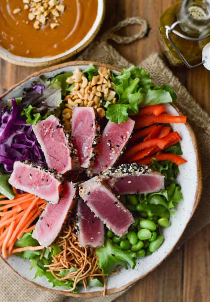 Asian Seared Tuna Salad
