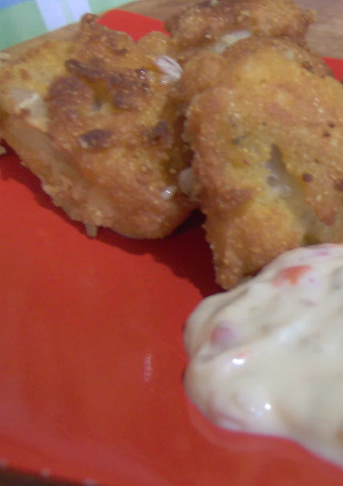  Battered Grouper Bites: a crispy and savory delight.