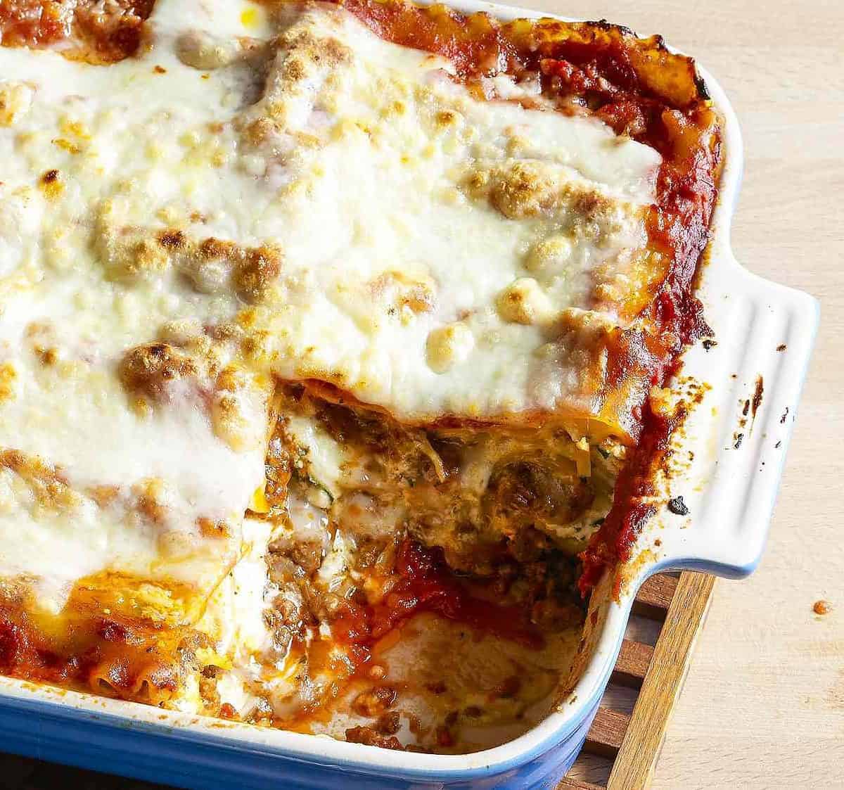  Classic Italian flavors that come together in every forkful of this lasagna.