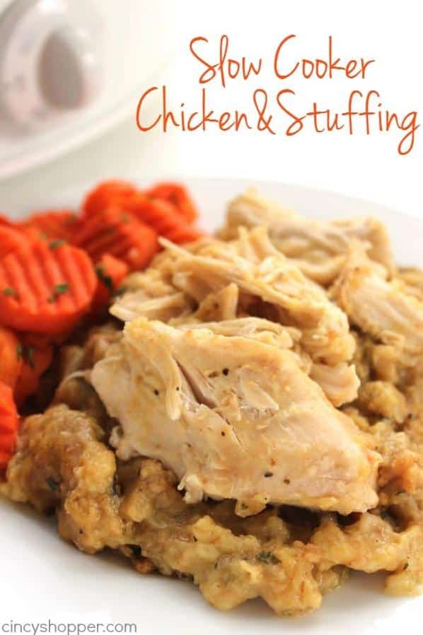  Cozy up with a bowl of this chicken and stuffing goodness
