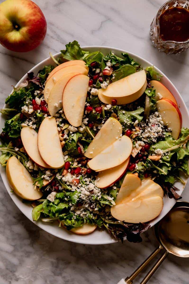  Crunchy apples, tender lettuce, and tangy cheese? Yes, please!