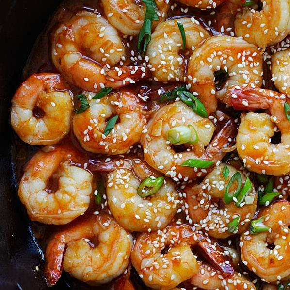 Crystal Shrimp with Sweet and Sour Sauce