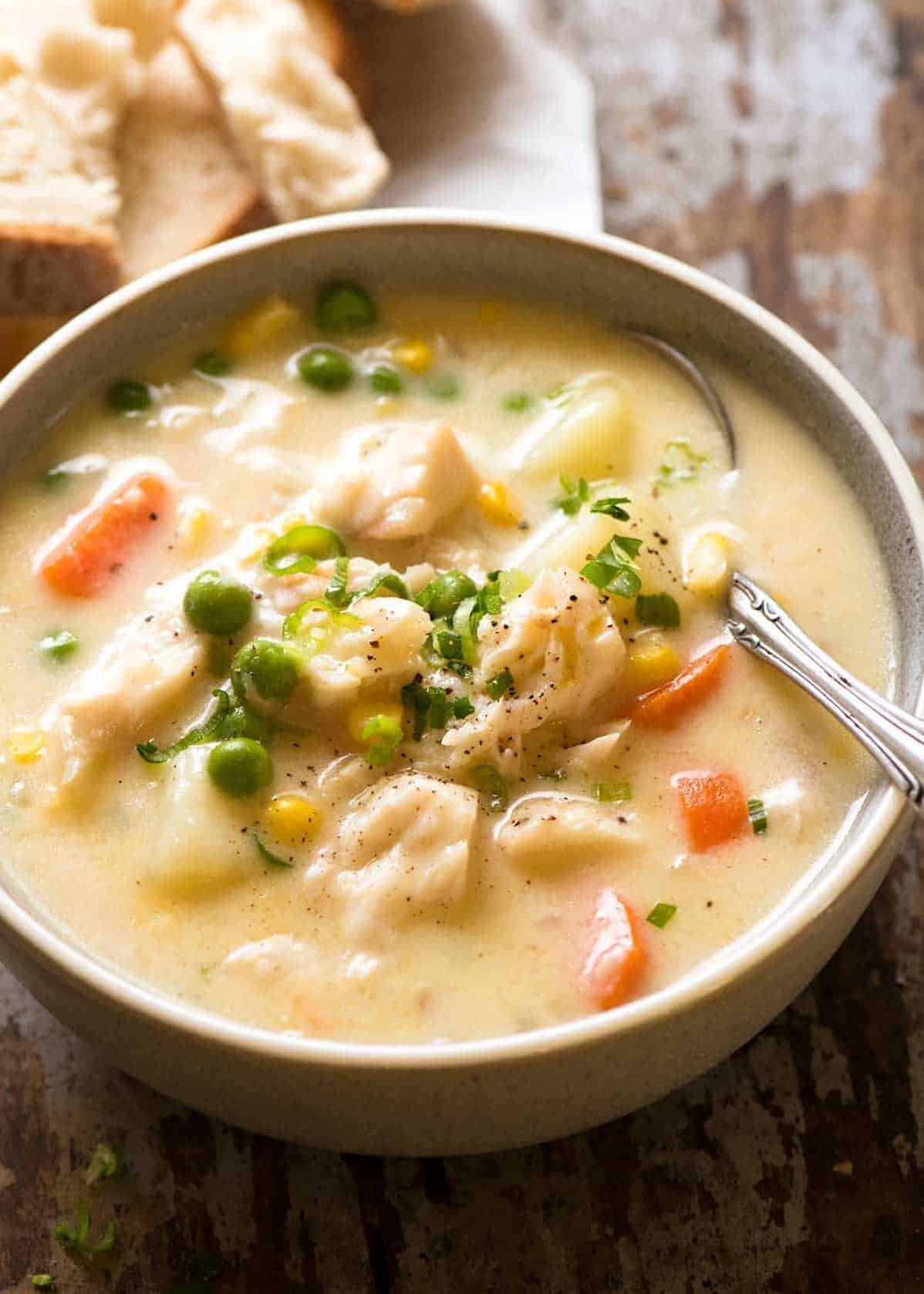  Dive into a sea of flavors with this hearty fish chowder