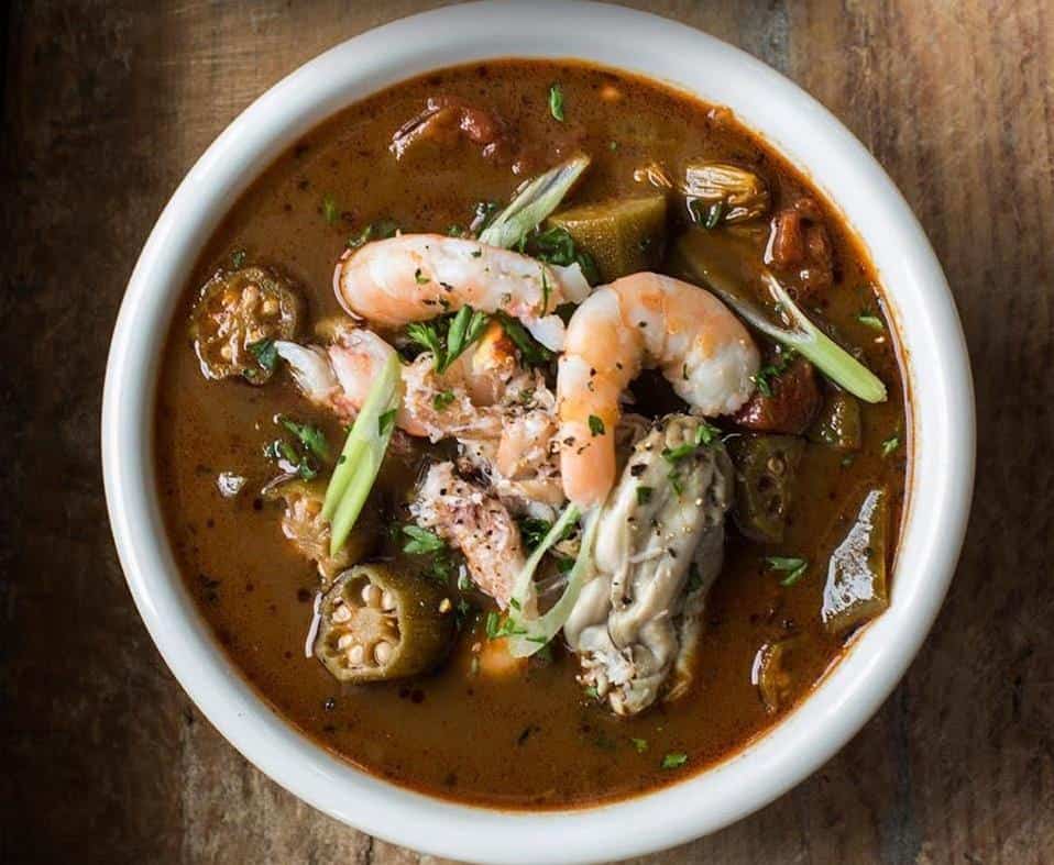  Dive into the depths of the ocean with every spoonful of this seafood gumbo.