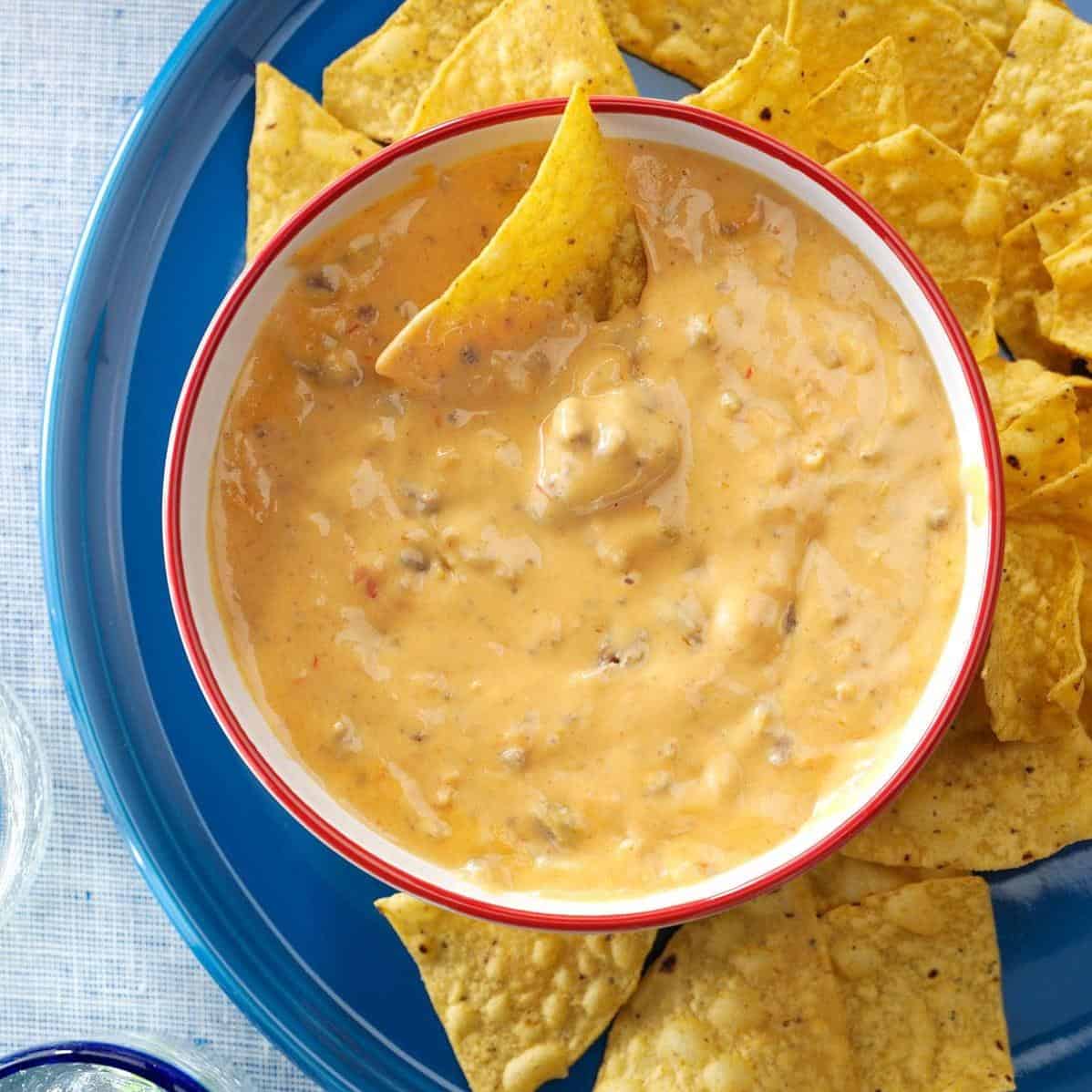  Dive into this cheesy, zesty dip!