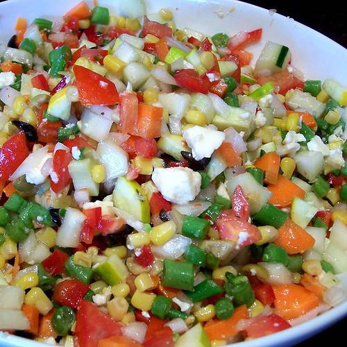 Dixie's Chopped Vegetable Salad