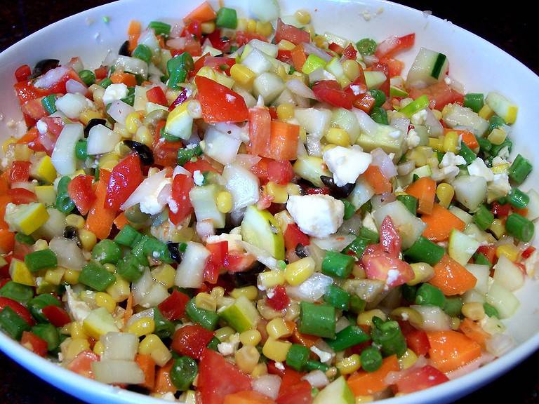Dixie's Chopped Vegetable Salad