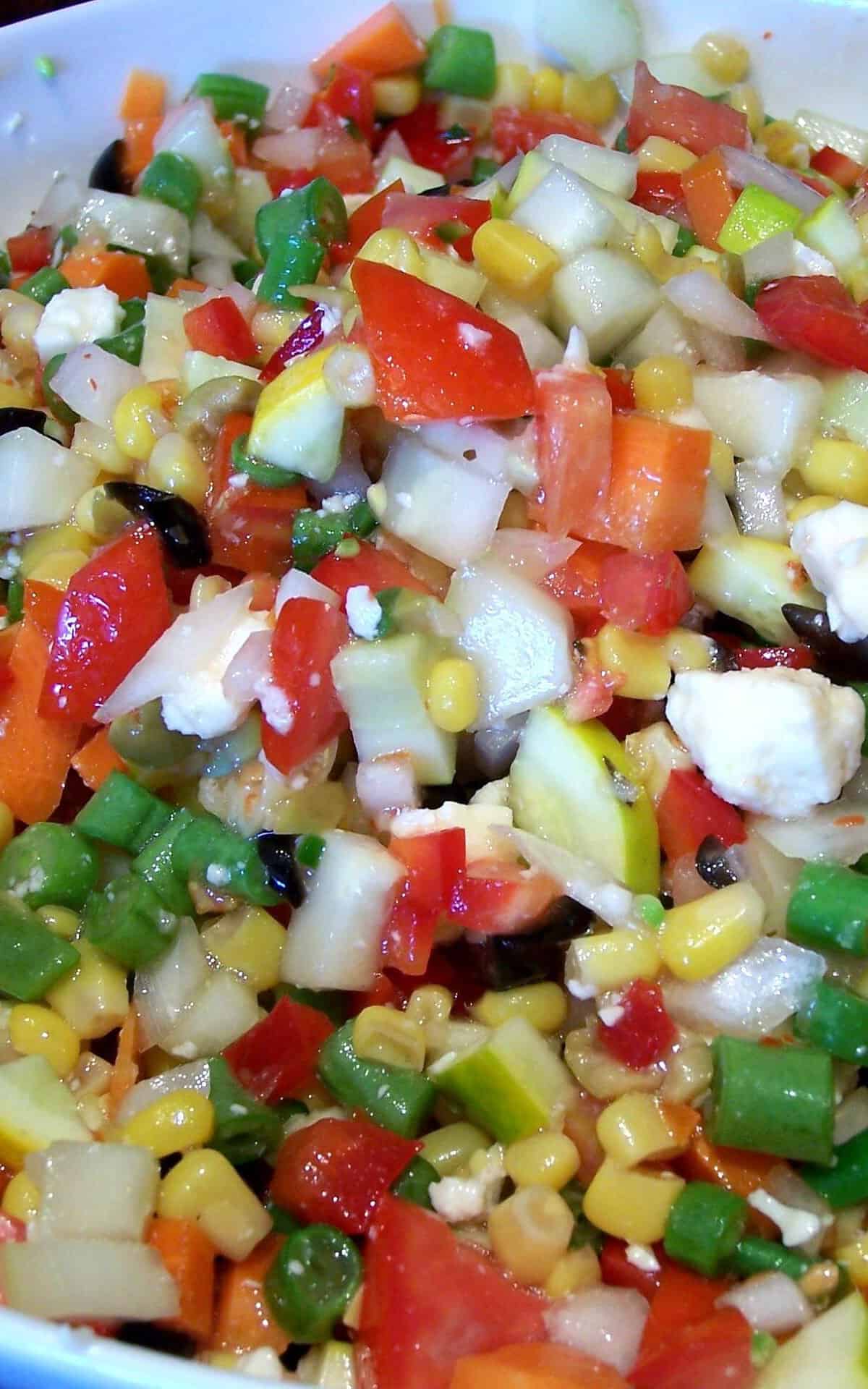 Refreshing Chopped Vegetable Salad – A Nutritious Delight