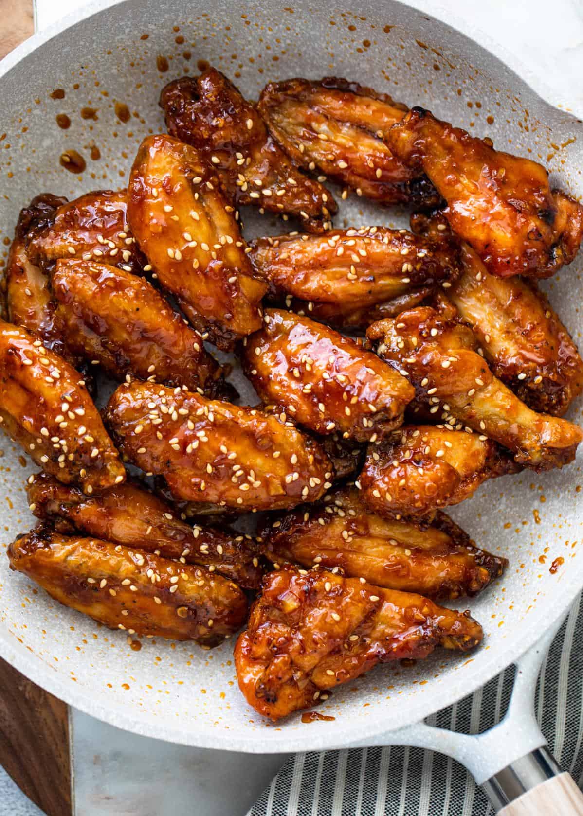  Don't let their size fool you--these wings pack a punch of flavor.