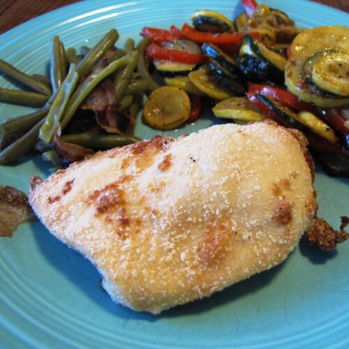Easy Parmesan Baked Chicken