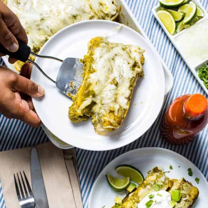  Even Taco Tuesday gets an upgrade with these enchiladas.