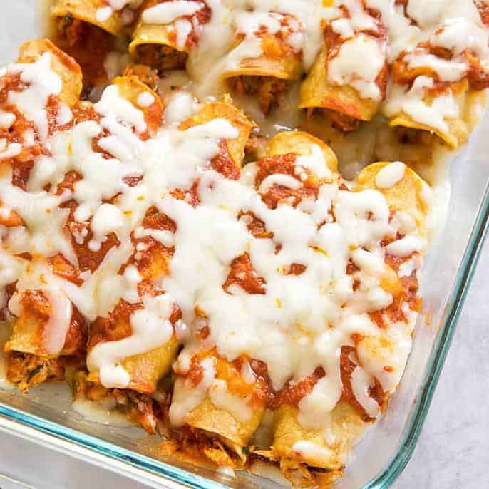 Delicious and Quick Freezer Chicken Enchiladas Recipe