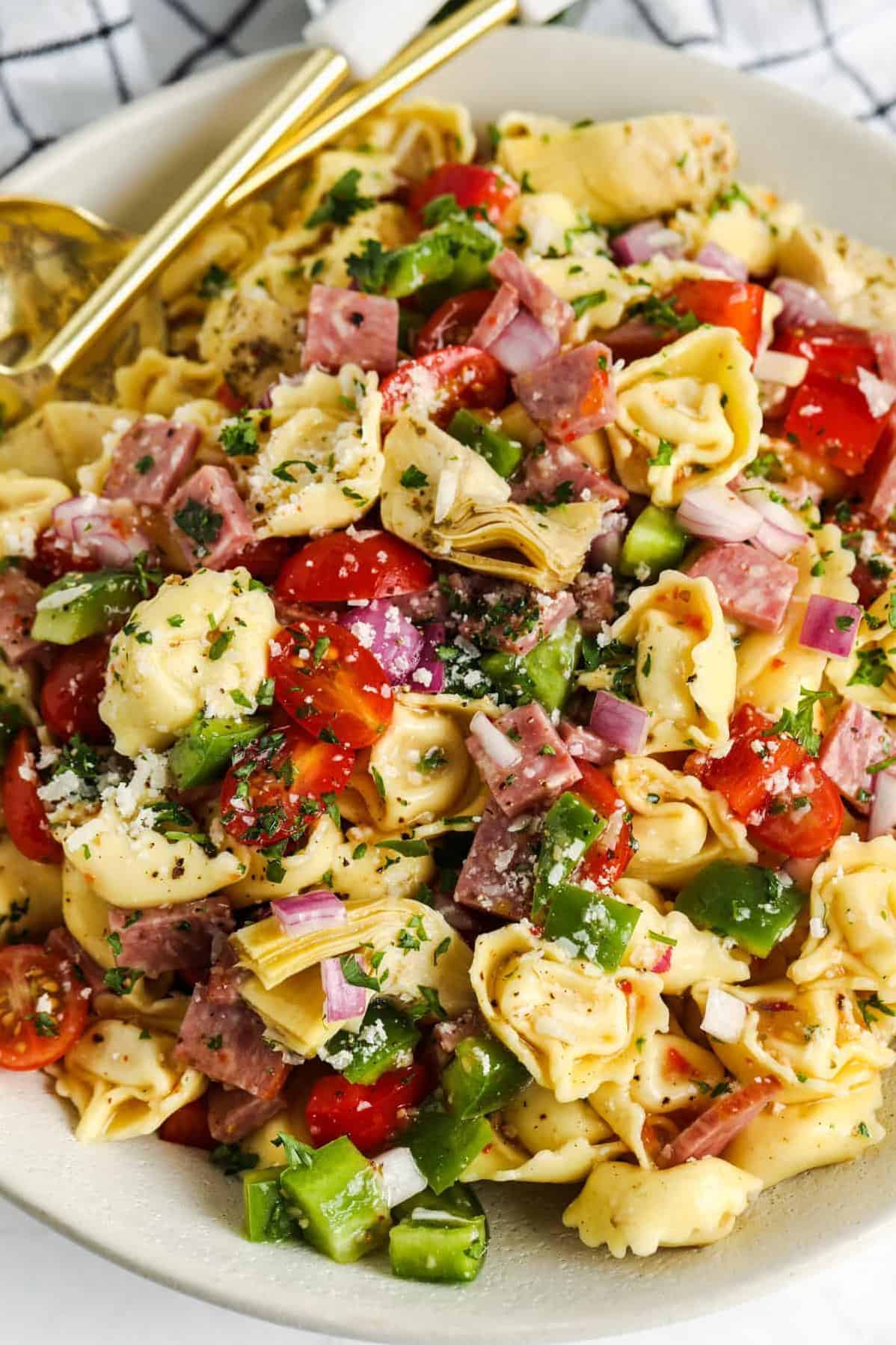  Fresh and delicious tortellini salad perfect for any summer party!