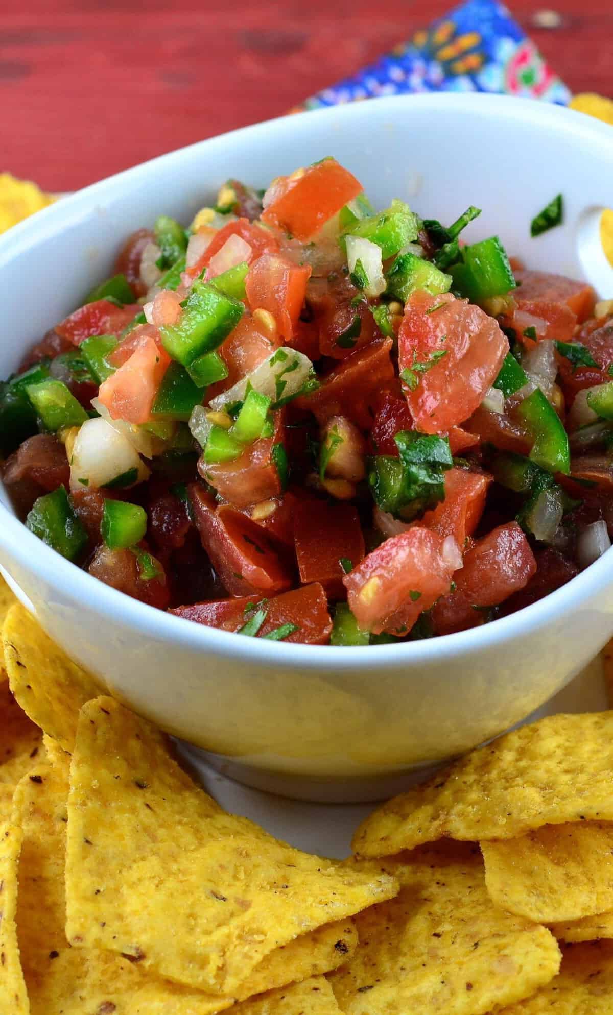  Fresh ingredients are key to a delicious salsa