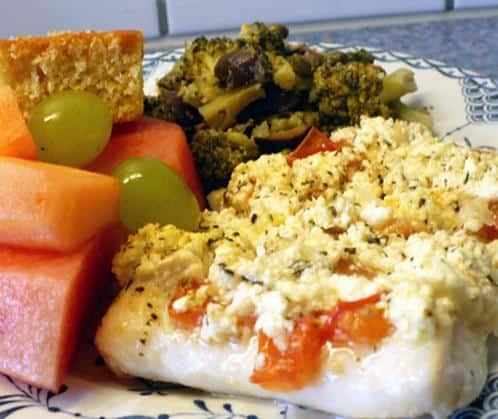  Freshly caught cod is the star ingredient in this Mediterranean-inspired dish.