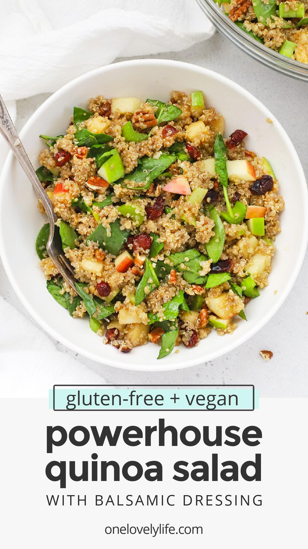  Get ready to impress your guests with this gluten-free quinoa salad! ????