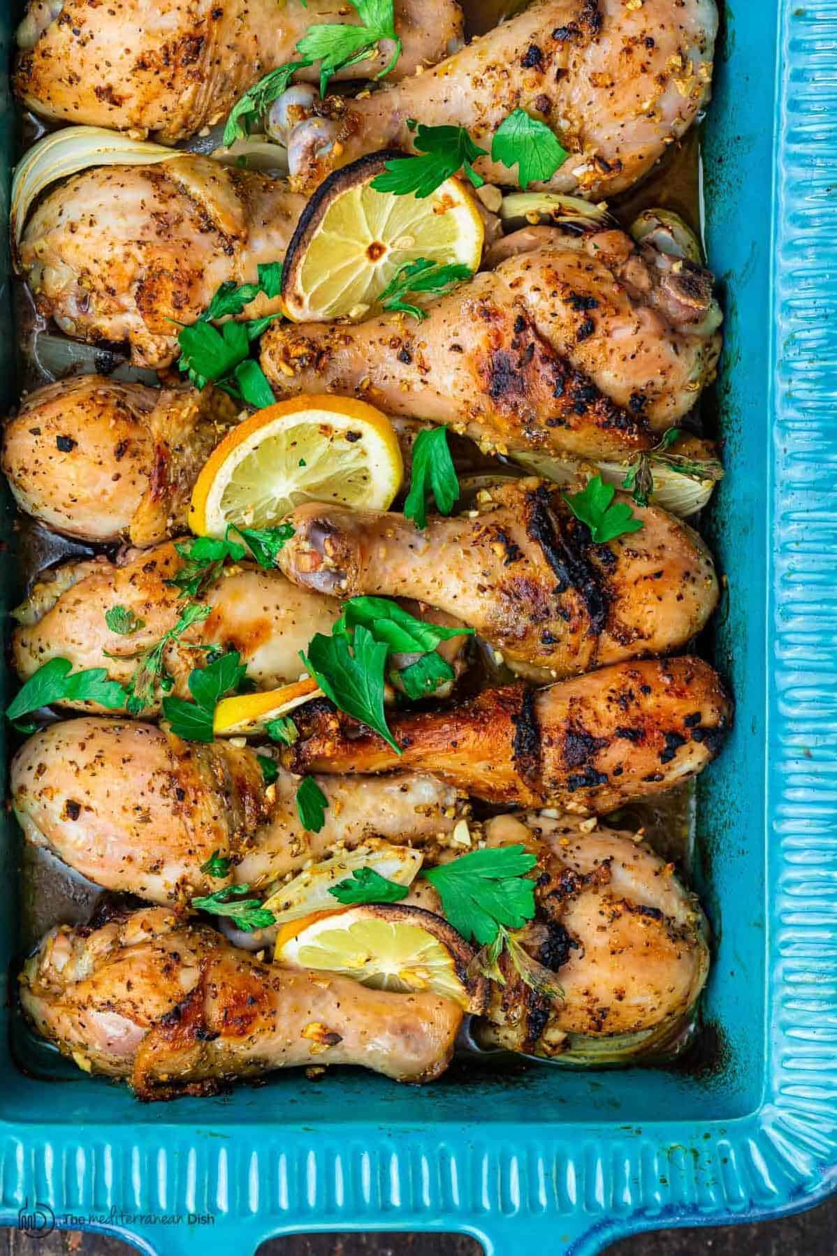  Give your chicken some extra love with a sprinkle of fresh rosemary and thyme.