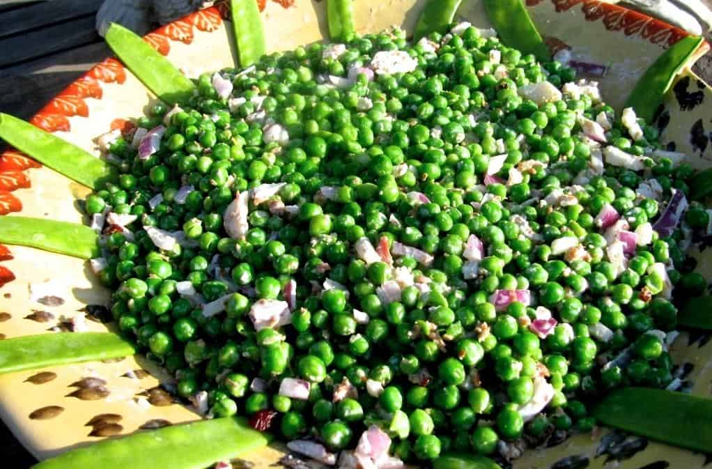  Give your guests a taste of Broadway with this delicious pea salad.