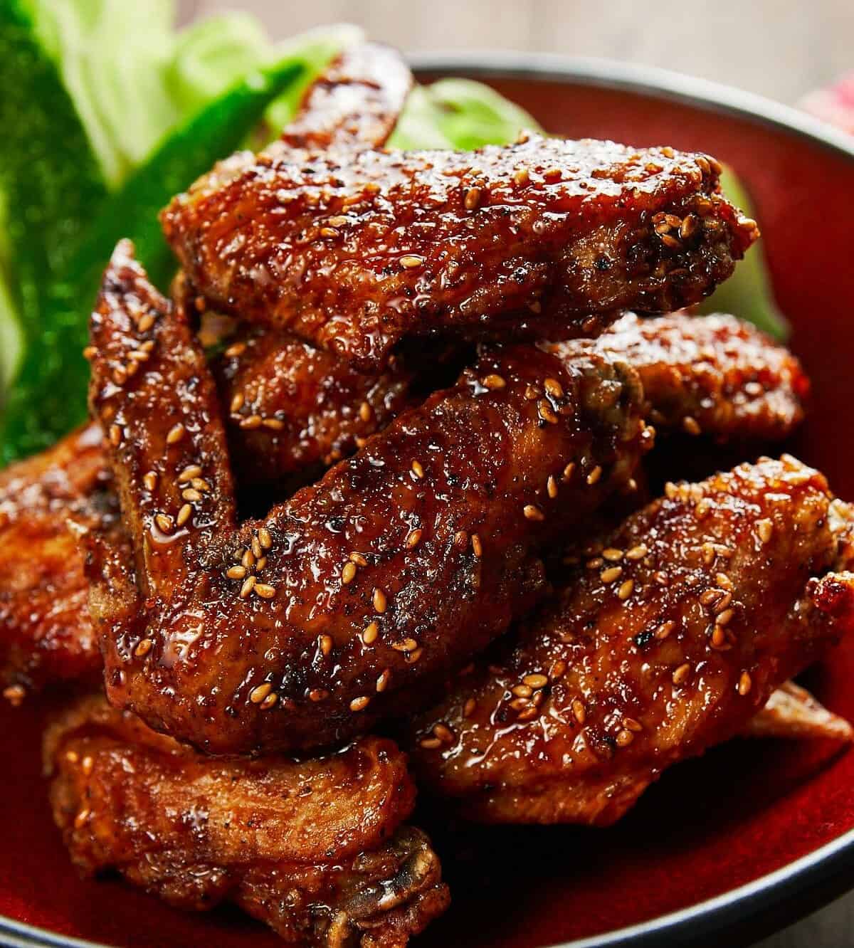  Golden-brown and crispy, these chicken wings will make your taste buds sing.