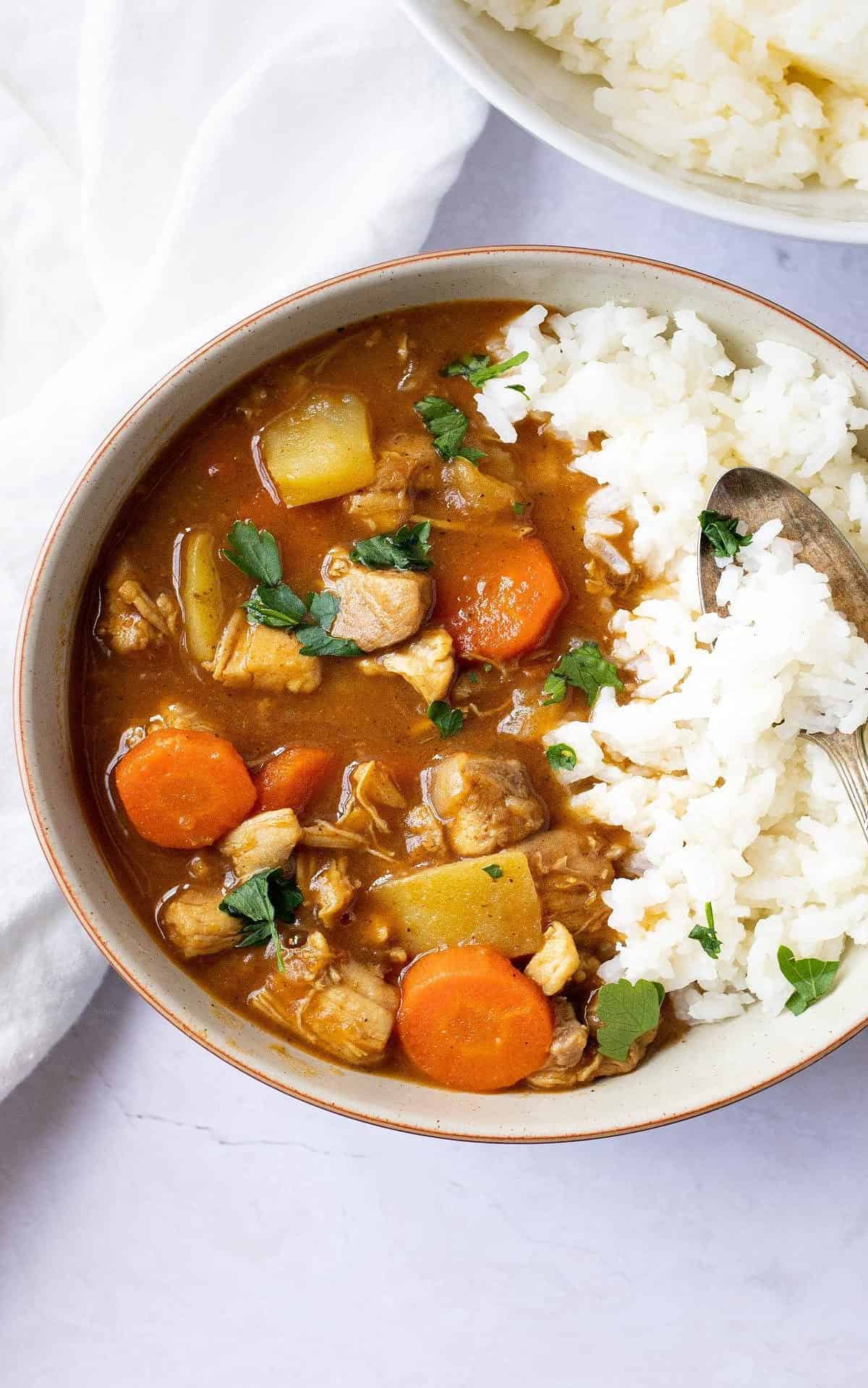  Here's a new spin on your conventional Japanese Curry which is both delicious and healthy!
