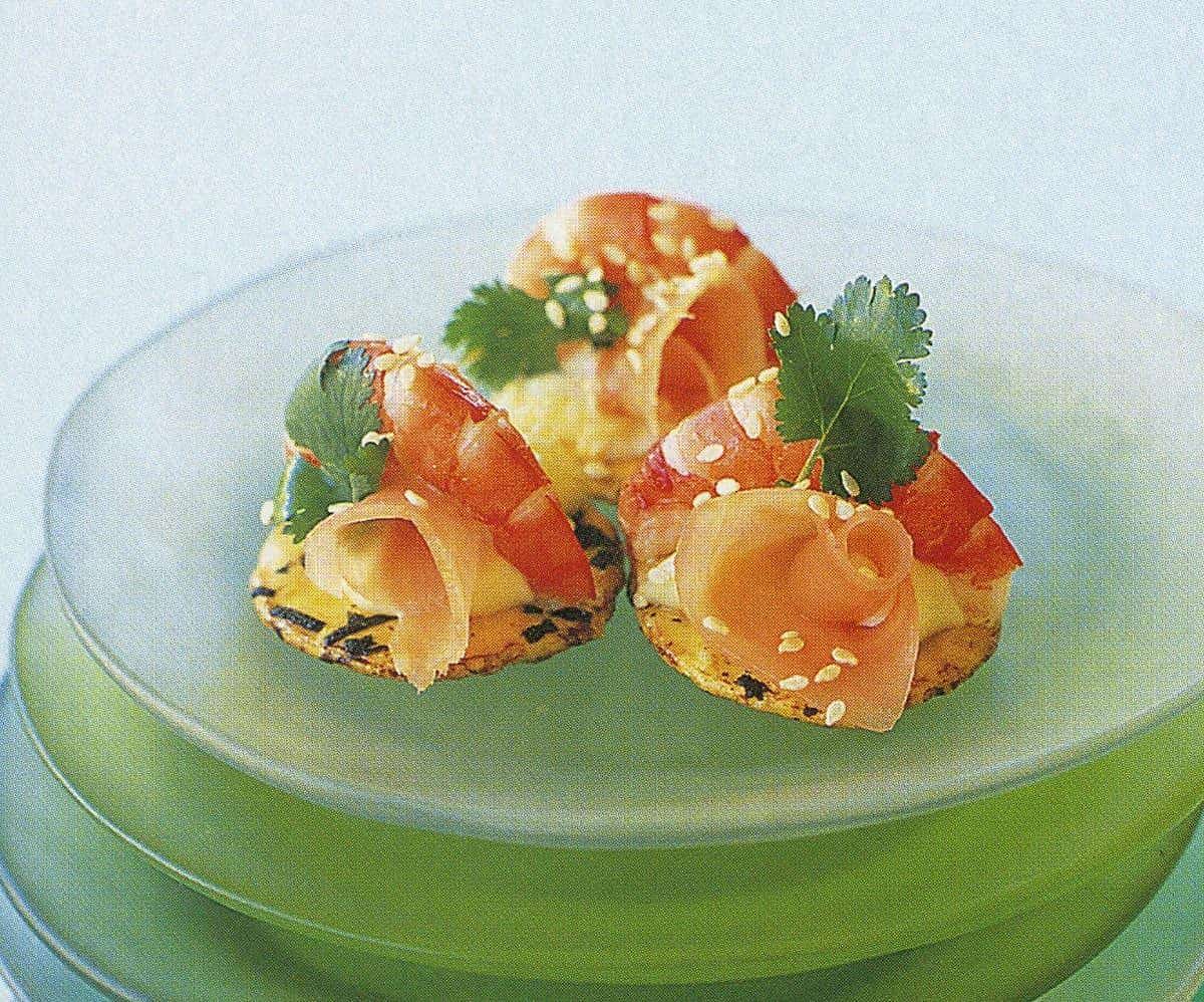  Impress your guests with this simple yet impressive party snack.