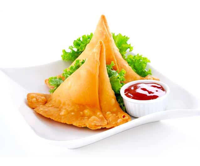  It's amazing how one little samosa can pack in so much flavor and texture!
