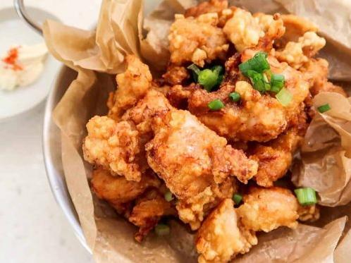 Crispy Chicken Karaage and Tangy Ponzu Coleslaw Recipe