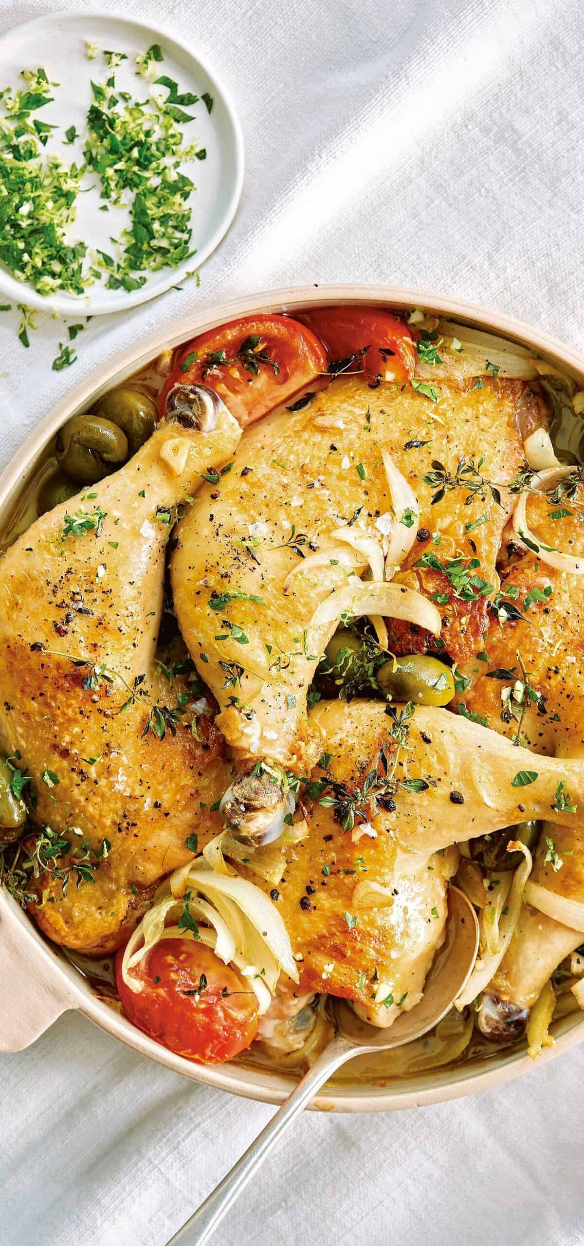  Lemon-infused chicken that is truly decadent.