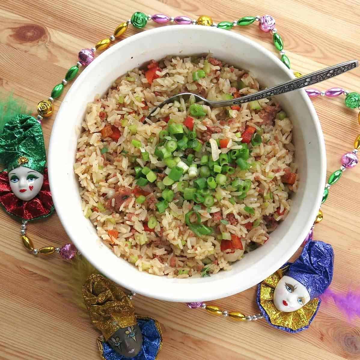  Let the good times roll with this delicious and easy-to-make Mardi Gras Rice Salad.