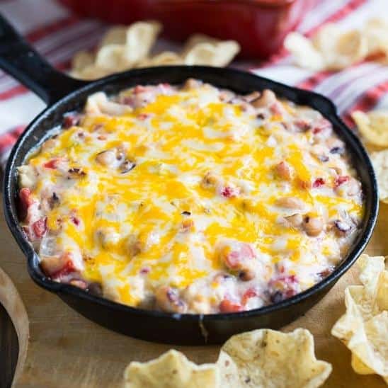  Make your next party a hit with this easy and crowd-pleasing black-eyed pea dip.