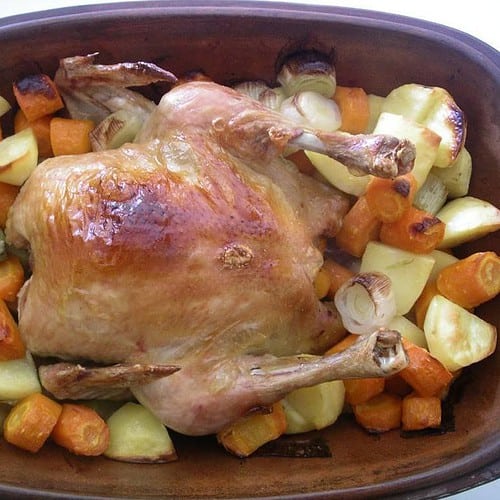 Medieval Chicken in a Clay Roaster