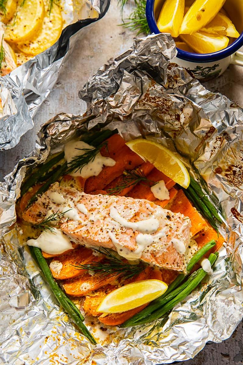  Nothing beats the flavor of fresh herbs and lemon with salmon