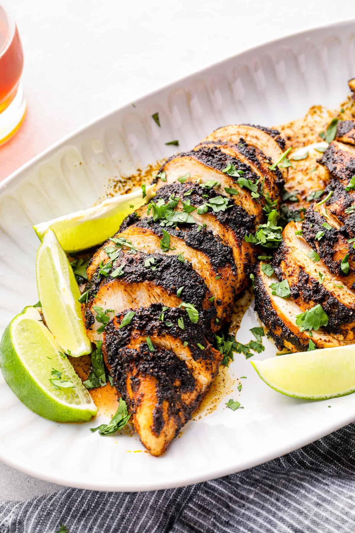 One bite of this blackened chicken will leave you wanting more!