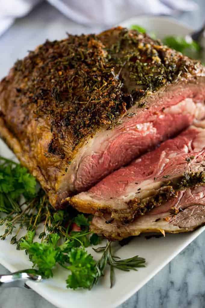  One of the best things about a standing rib roast is that it feeds a crowd with little effort on your end.