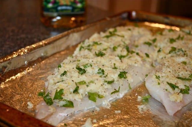  Oreganata seasoning and lemon juice make this simple fish recipe spectacular.