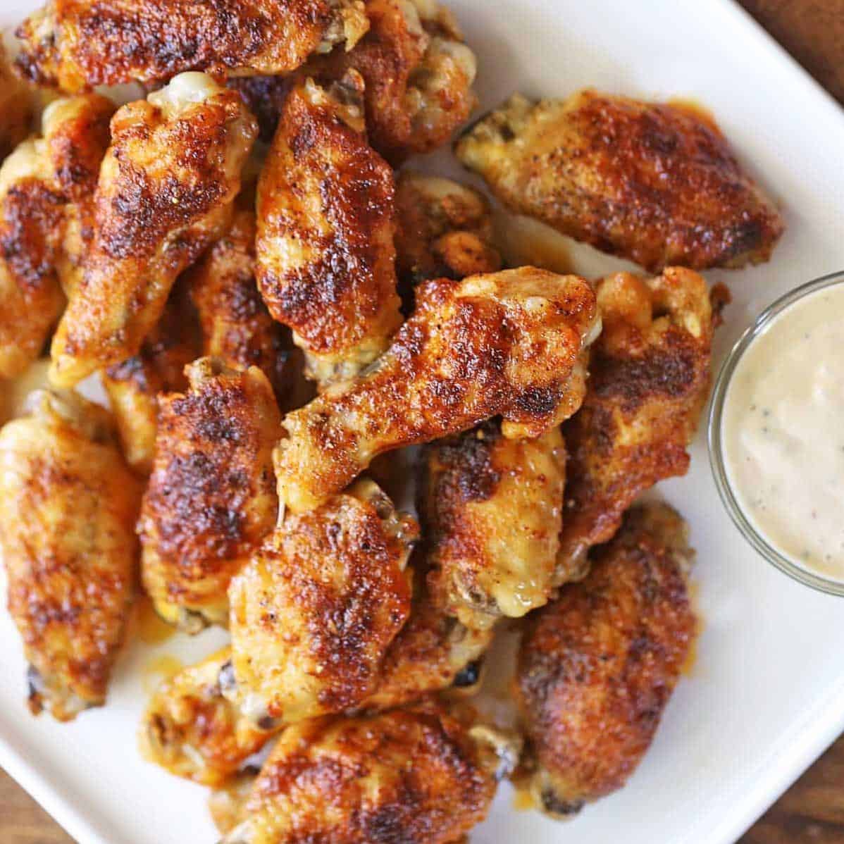  Perfectly seasoned and cooked to perfection, these wings are a must-have at any party.