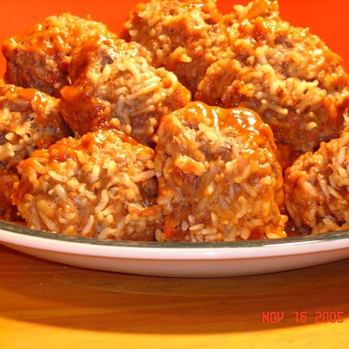 Porcupine Meatballs W/ Rice-a-roni