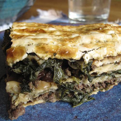 Scacchi (Mediterranean Passover "lasagna")