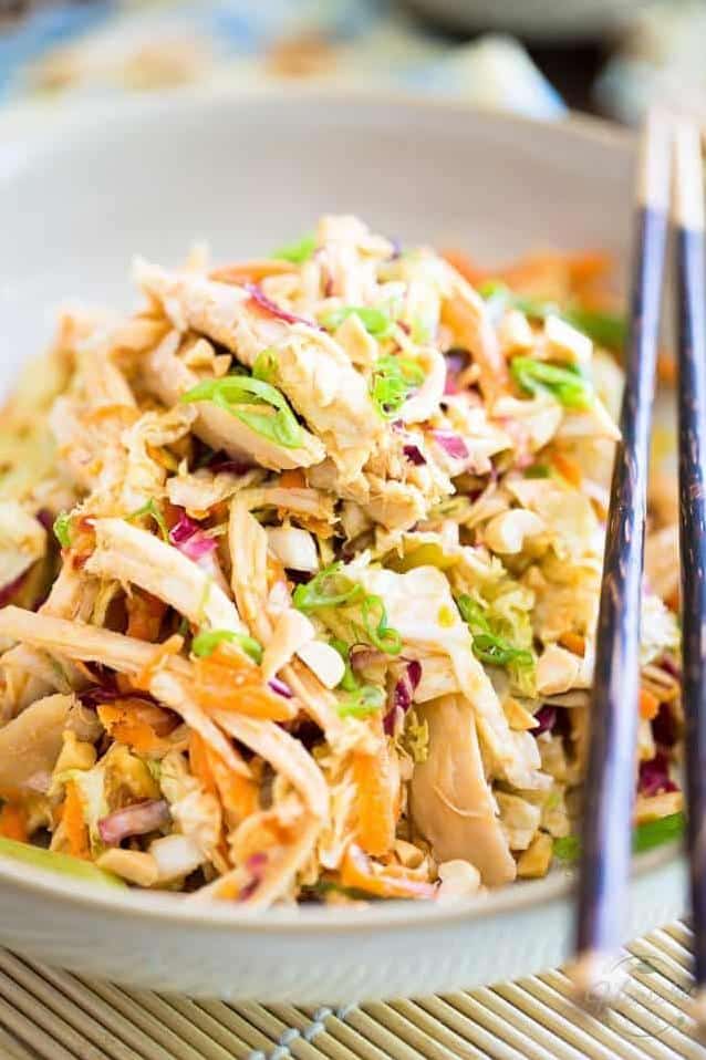 Delicious Shredded Asian Chicken Salad Recipe