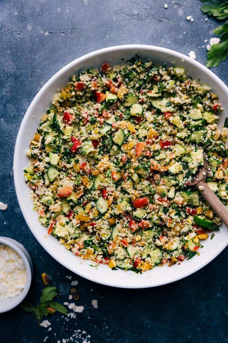  Simple ingredients for a flavor-packed bulgur salad.
